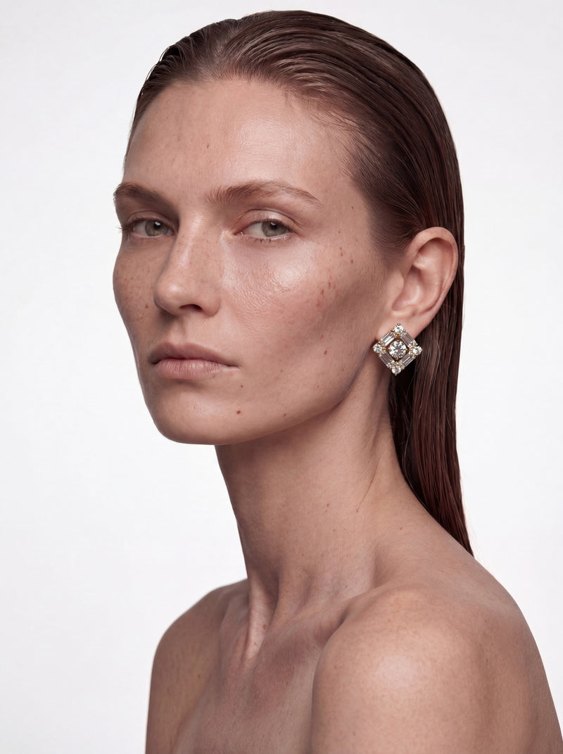 Kolczyki – Złota geometria | Paprocki Brzozowski