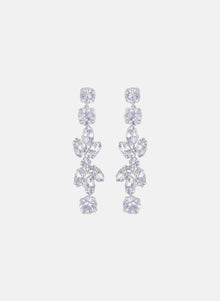 Dangling earrings - Silvery lightness